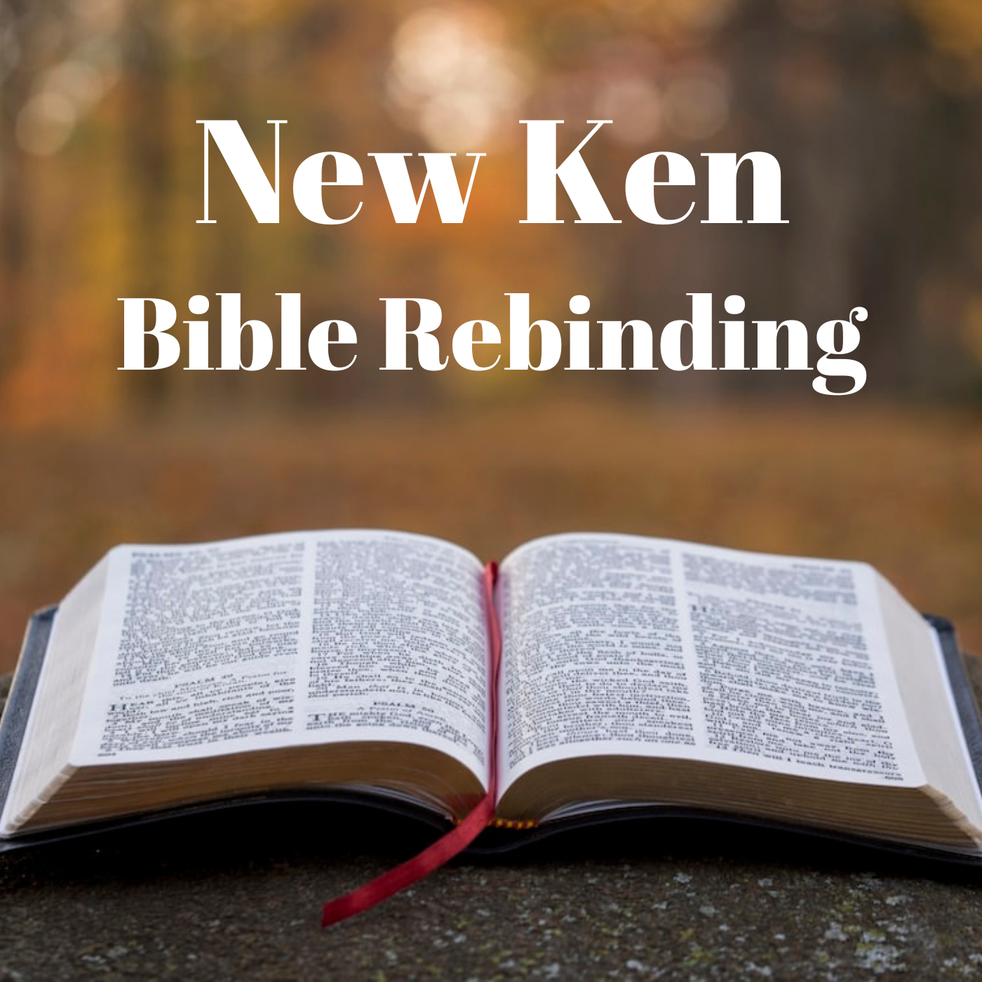 New Ken Bible Rebinding